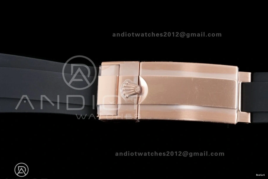 126515 Oyster-flex Best VSF Dial 1:1 On Daytona DD4131 Strap Weight Gain Marker RG Sub-dial Stick Black Edition 0129